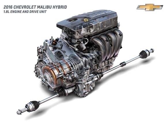 2016 Chevrolet Malibu Hybrid powertrain module / T6 Power Inverter assembly